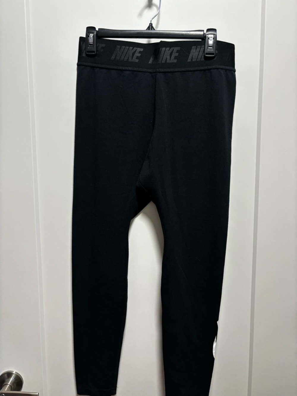Nike Black Logo-Waist Women's Leggings